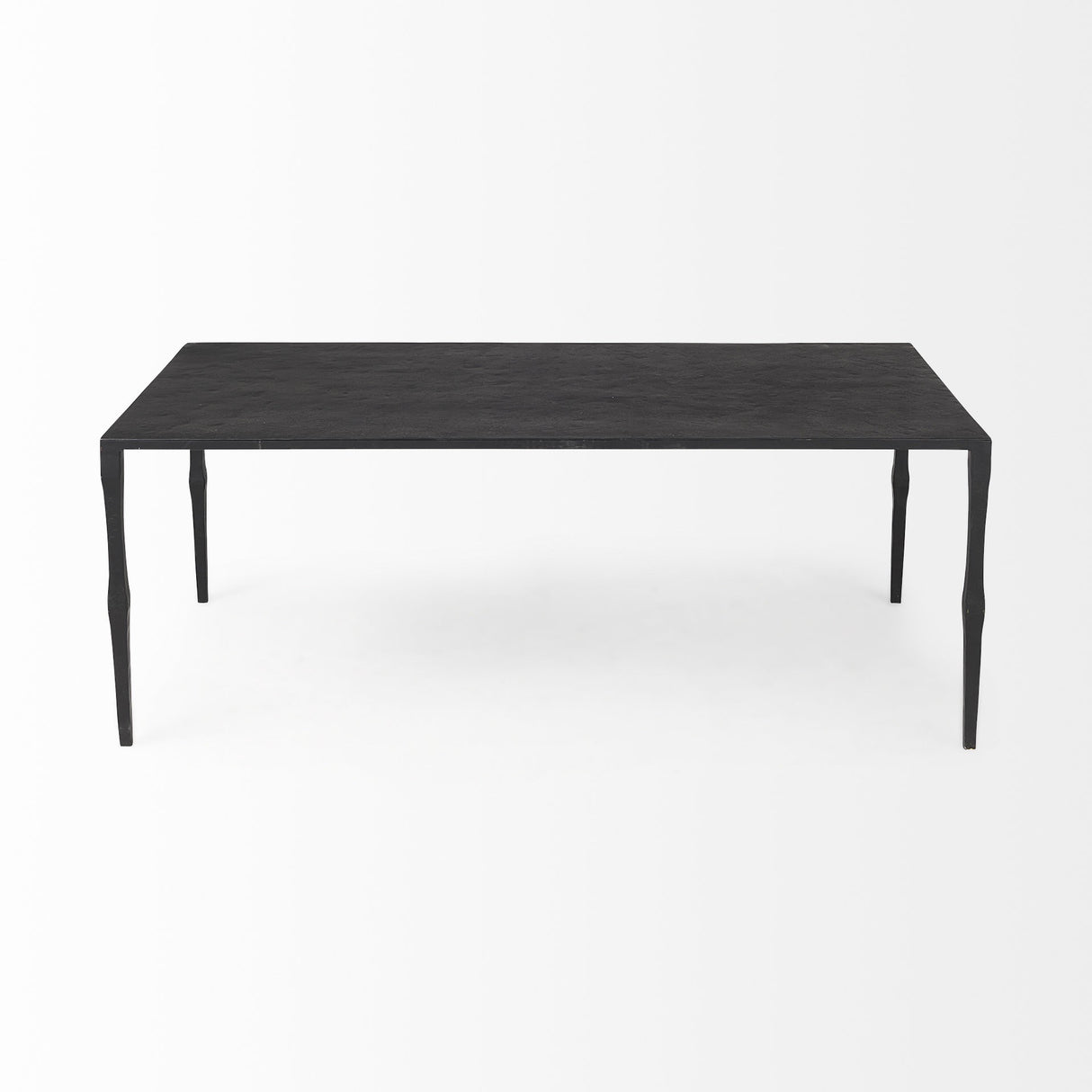 Minimal Black Iron Rectangular Coffee Table