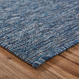 8' X 9' Blue And Gray Indoor Outdoor Area Rug