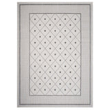 8' X 9' Gray Indoor Outdoor Area Rug