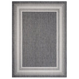 5' X 7' Gray Indoor Outdoor Area Rug