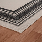 8' X 10' Gray Indoor Outdoor Area Rug