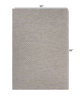 8' X 10' Gray Indoor Outdoor Area Rug