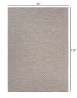 8' X 10' Gray Indoor Outdoor Area Rug