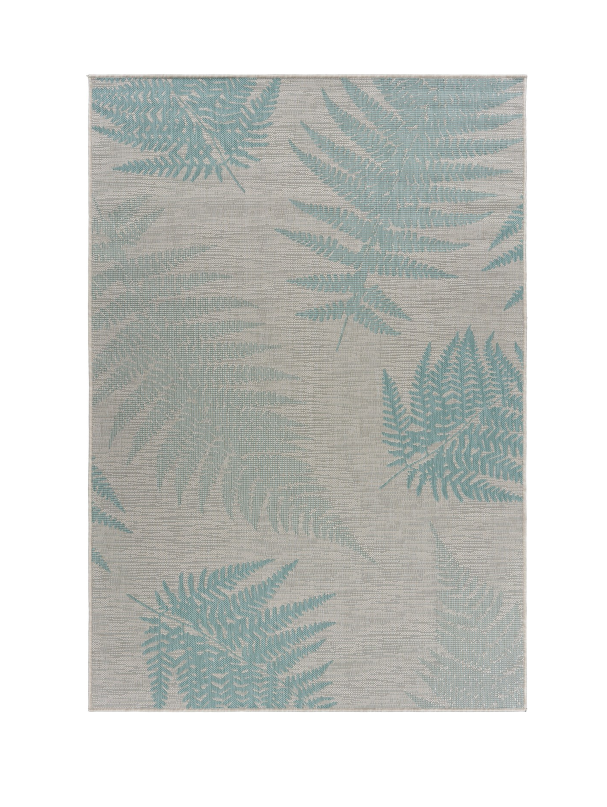 5' X 7' Gray Indoor Outdoor Area Rug