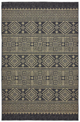 8' X 10' Brown And Black Indoor Outdoor Area Rug