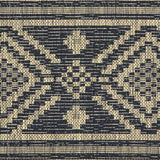 8' X 10' Brown And Black Indoor Outdoor Area Rug