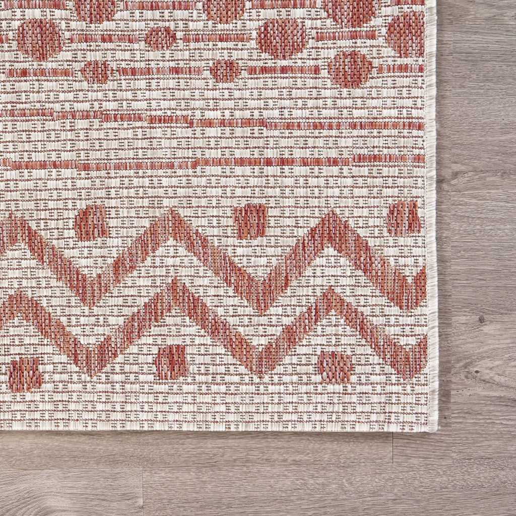 2' X 3' Beige Indoor Outdoor Area Rug