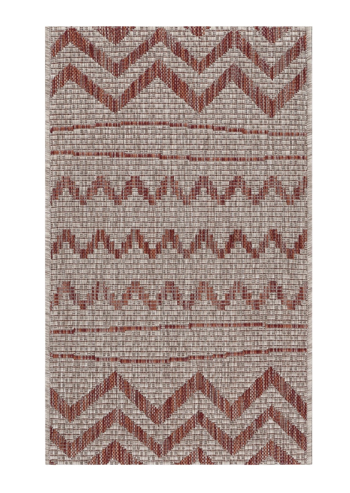 2' X 3' Beige Indoor Outdoor Area Rug