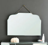 6" Gold Irregular Unframed Accent Mirror