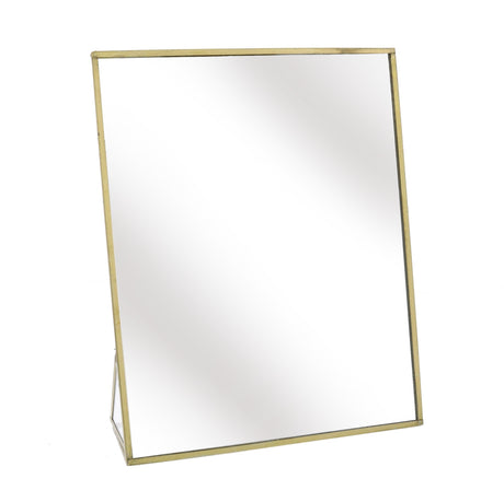 10" Gold Framed Makeup Shaving Tabletop Mirror