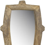 Natural Wooden Wall Mirror