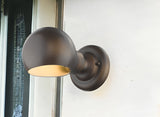 Antique Bronze Rounded Wall Sconce