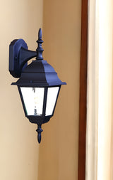 Black Swing Arm Outdoor Wall Light