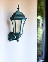 Matte Black Carousel Lantern Wall Light