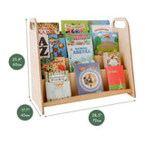 3in1 Montessori Shelves Set: Bookshelf + Toy Shelf + Lego sorter