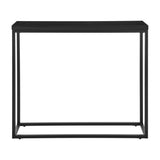 35" Black Frame Console Table