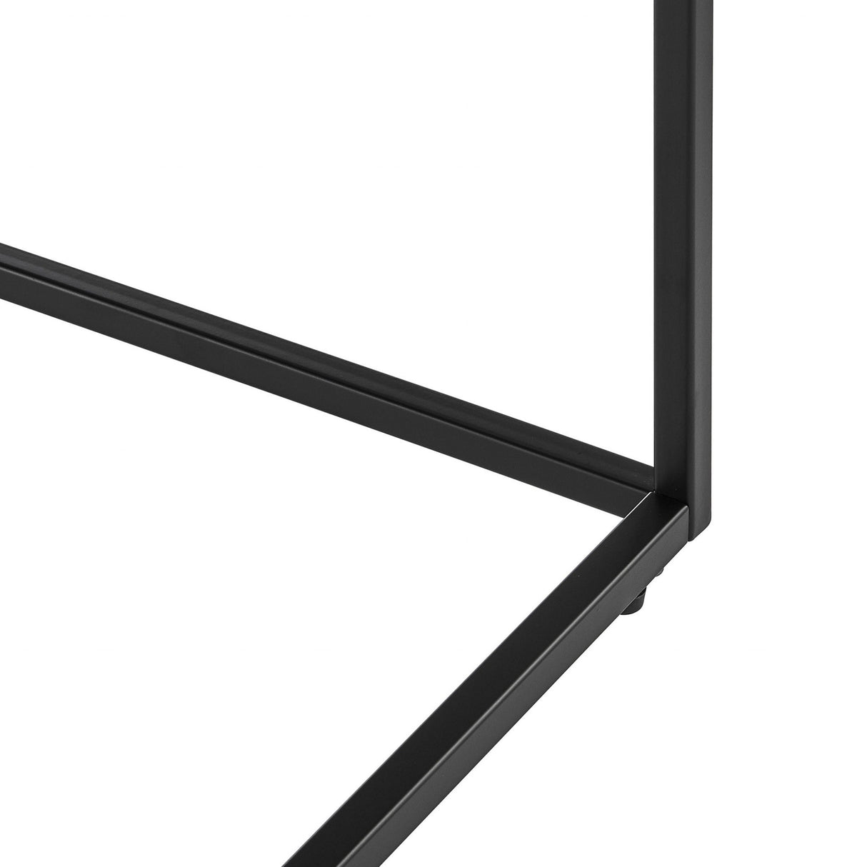 35" Black Frame Console Table