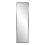 60" Gray Metal Framed Full Length Hanging Mirror