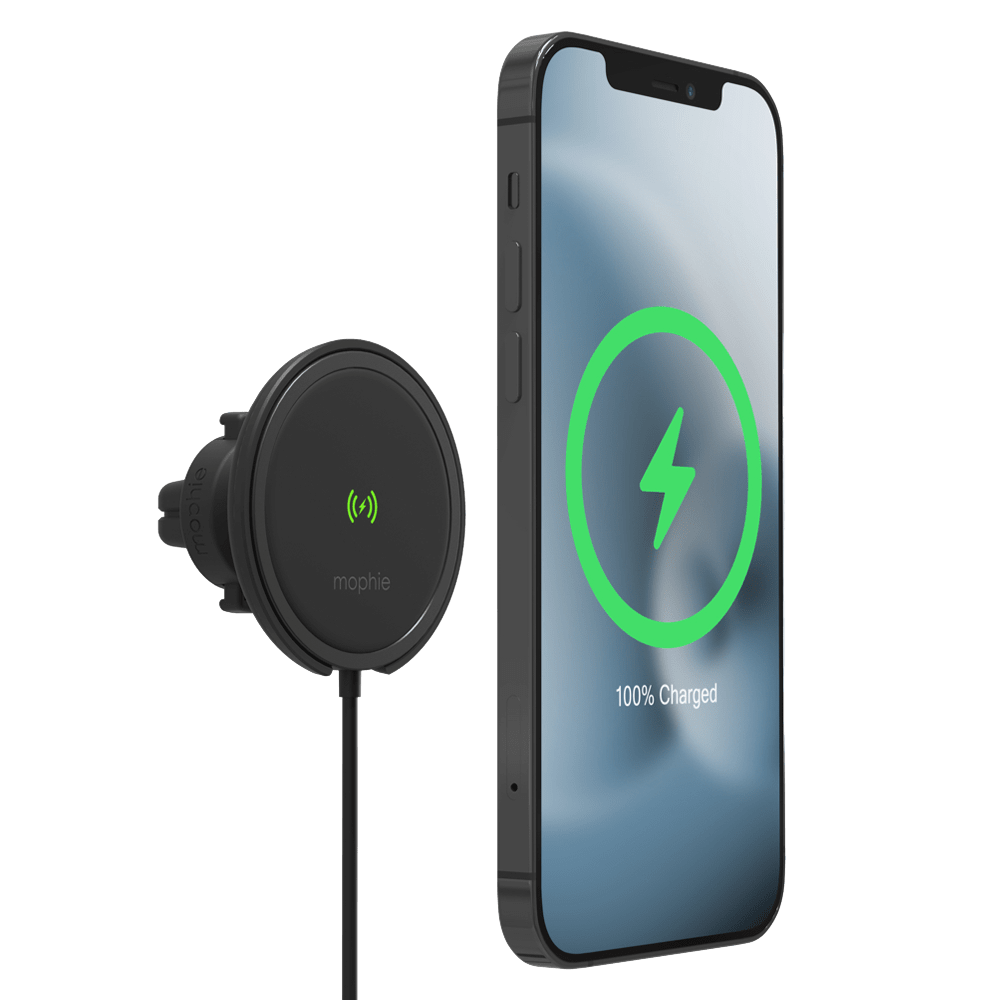 mophie Snap Plus MagSafe Wireless Charging Vent Mount 15W by mophie