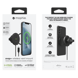 mophie Snap Plus MagSafe Wireless Charging Vent Mount 15W by mophie