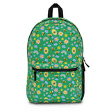 Kids Busy Bees Green Backpack