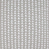 17" Taupe and White Striped Indoor Outdoor Throw Pillow Cover