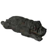 6" Sleepy Bulldog Indoor Outdoor Statue