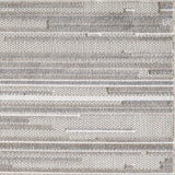 2' X 4' Gray Abstract Stain Resistant Indoor Outdoor Area Rug