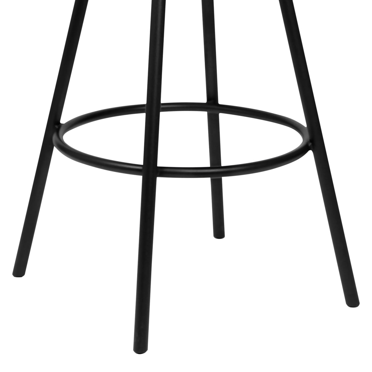 26" Black Iron Counter Height Bar Chair