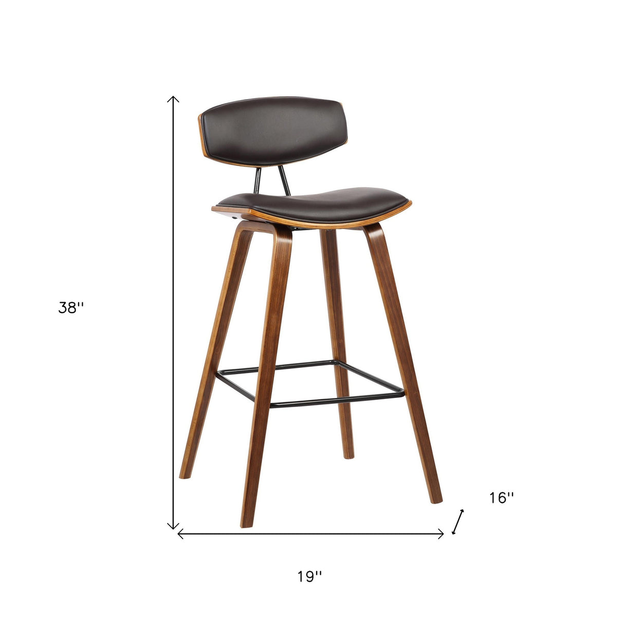 29" Low Back Bar Height Bar Chair