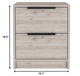 16" Rectangular One Drawer Two Doors With Manufactured Wood Top