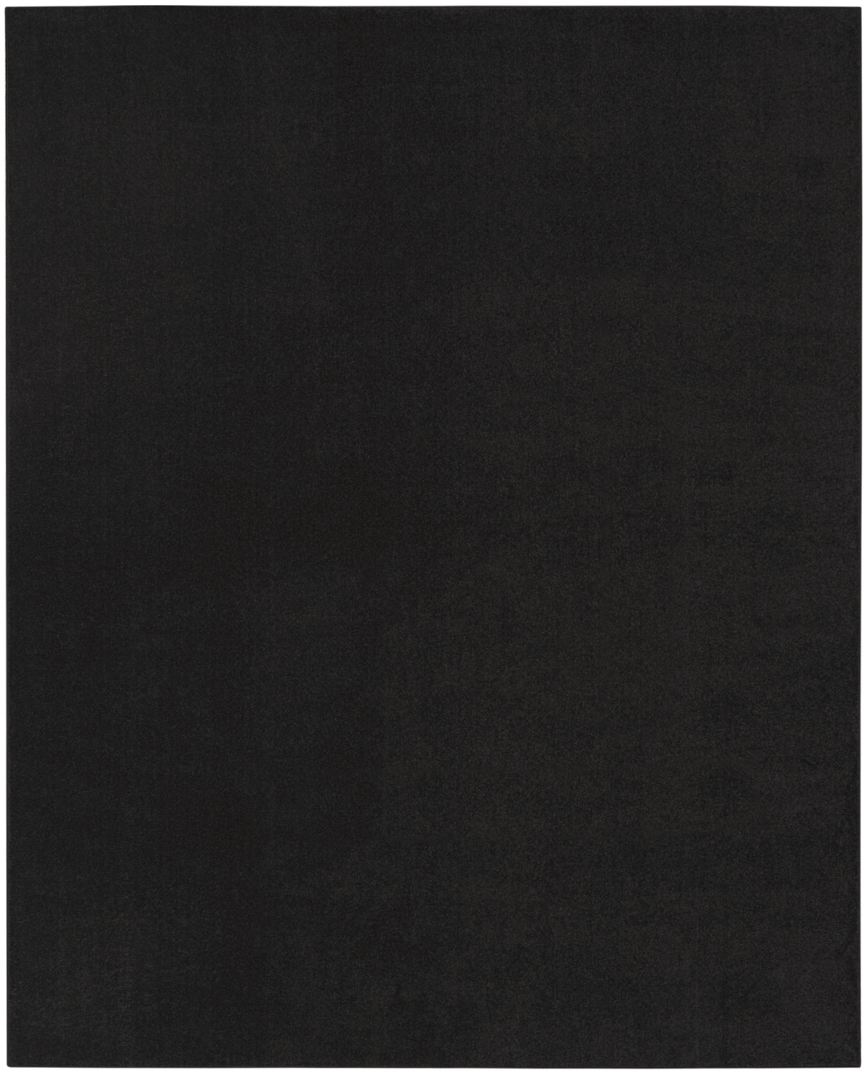 10' x 14' Black Stain Resistant Indoor Outdoor Area Rug
