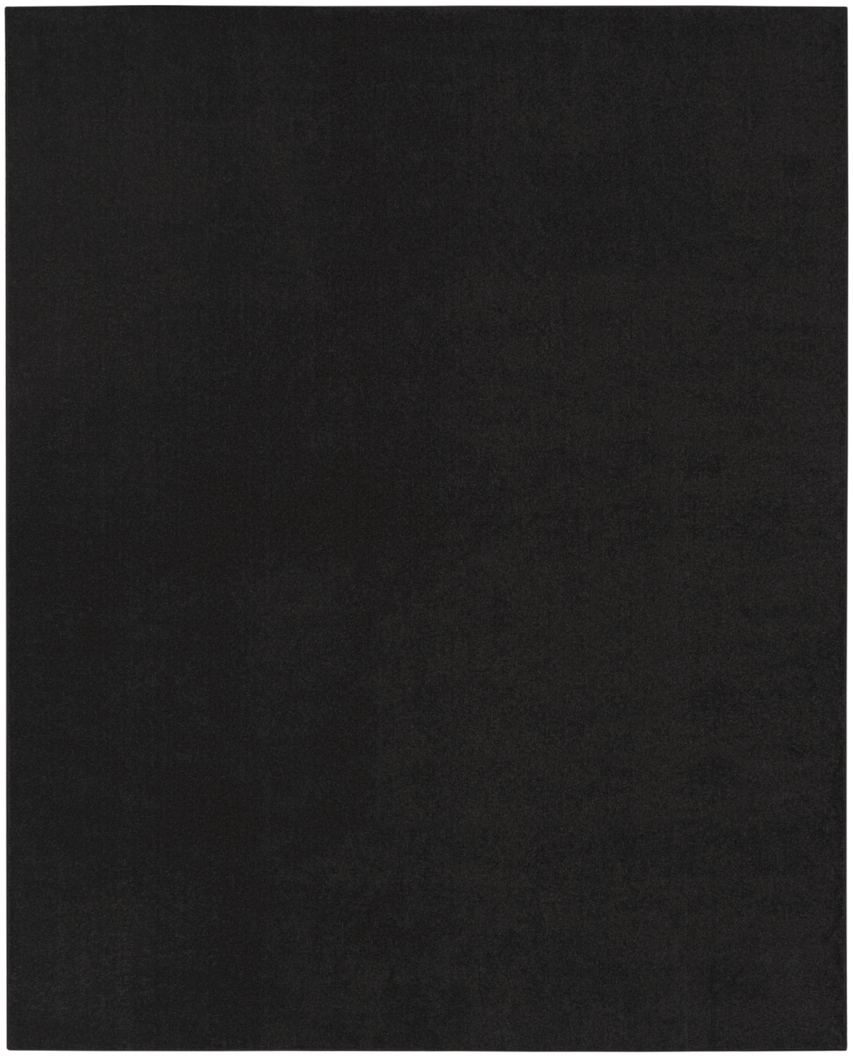 10' X 14' Black Stain Resistant Indoor Outdoor Area Rug