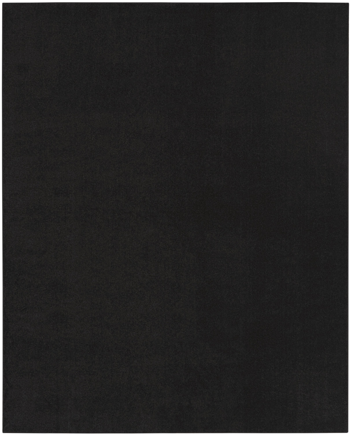 10' x 14' Black Stain Resistant Indoor Outdoor Area Rug