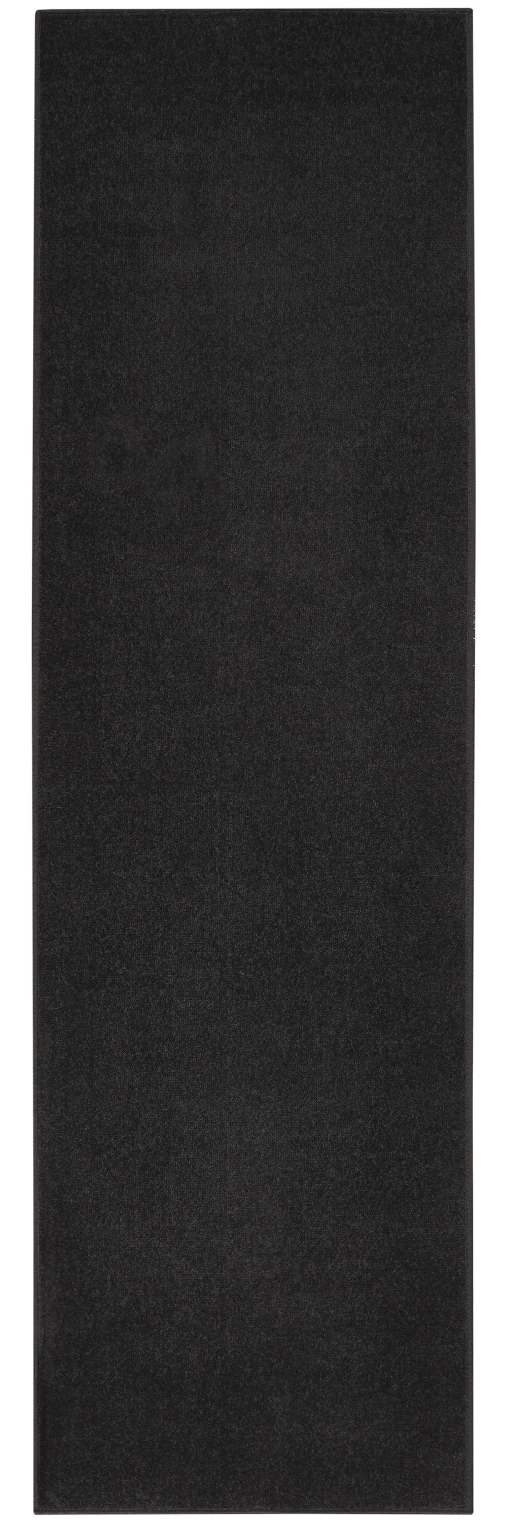 2' X 6' Black Non Skid Indoor Outdoor Runner Rug