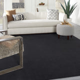 8' X 10' Black Stain Resistant Indoor Outdoor Area Rug