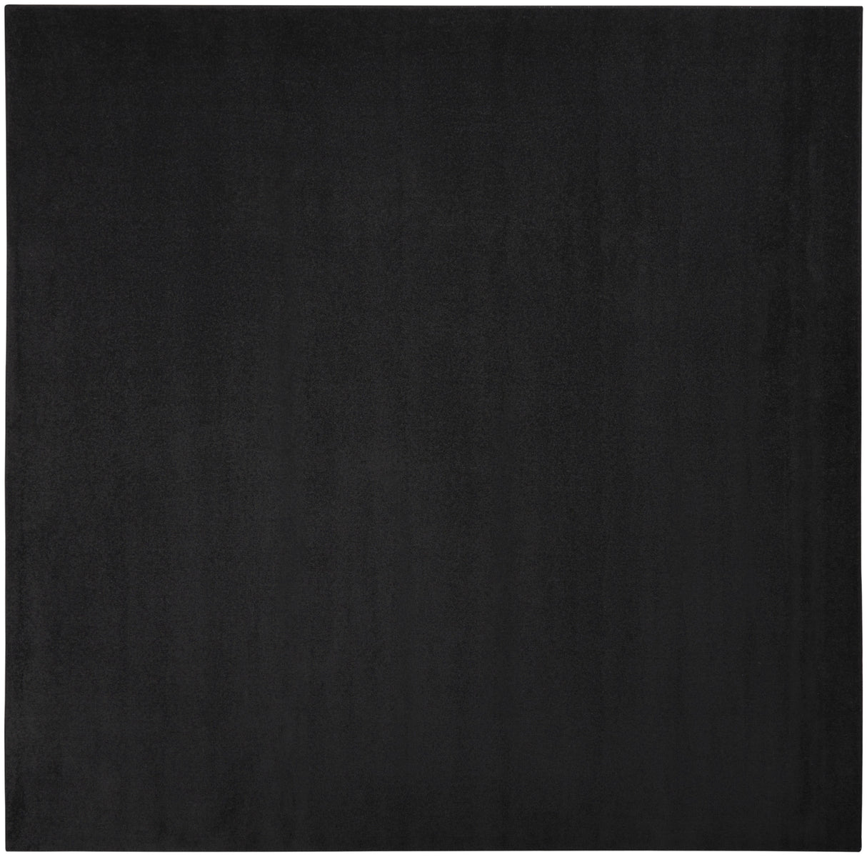 9' X 9' Black Square Non Skid Indoor Outdoor Area Rug