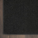 9' X 9' Black Square Non Skid Indoor Outdoor Area Rug