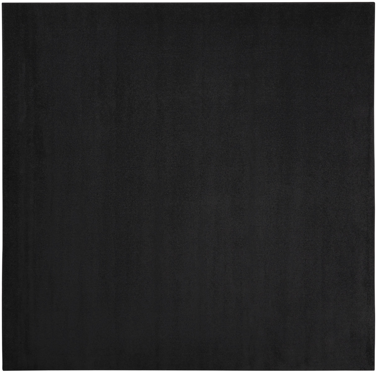 9' X 9' Black Square Non Skid Indoor Outdoor Area Rug