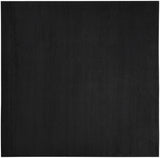 9' X 9' Black Square Non Skid Indoor Outdoor Area Rug