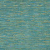 7' X 7' Blue And Green Square Striped Non Skid Indoor Outdoor Area Rug