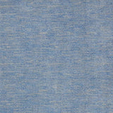 10' X 14' Blue And Grey Striped Non Skid Indoor Outdoor Area Rug