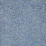 8' X 10' Blue And Grey Striped Non Skid Indoor Outdoor Area Rug