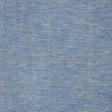 8' X 10' Blue And Grey Striped Non Skid Indoor Outdoor Area Rug