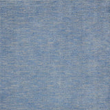 8' X 10' Blue And Grey Striped Non Skid Indoor Outdoor Area Rug