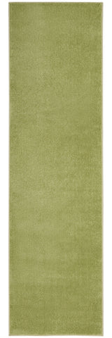 2' X 6' Green Non Skid Indoor Outdoor Runner Rug