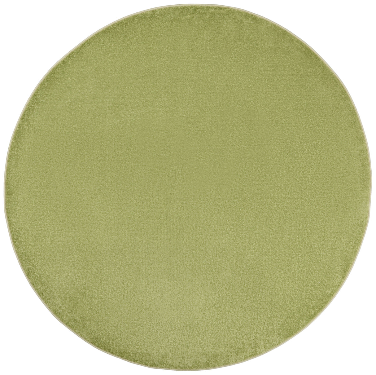 8' X 8' Green Round Non Skid Indoor Outdoor Area Rug