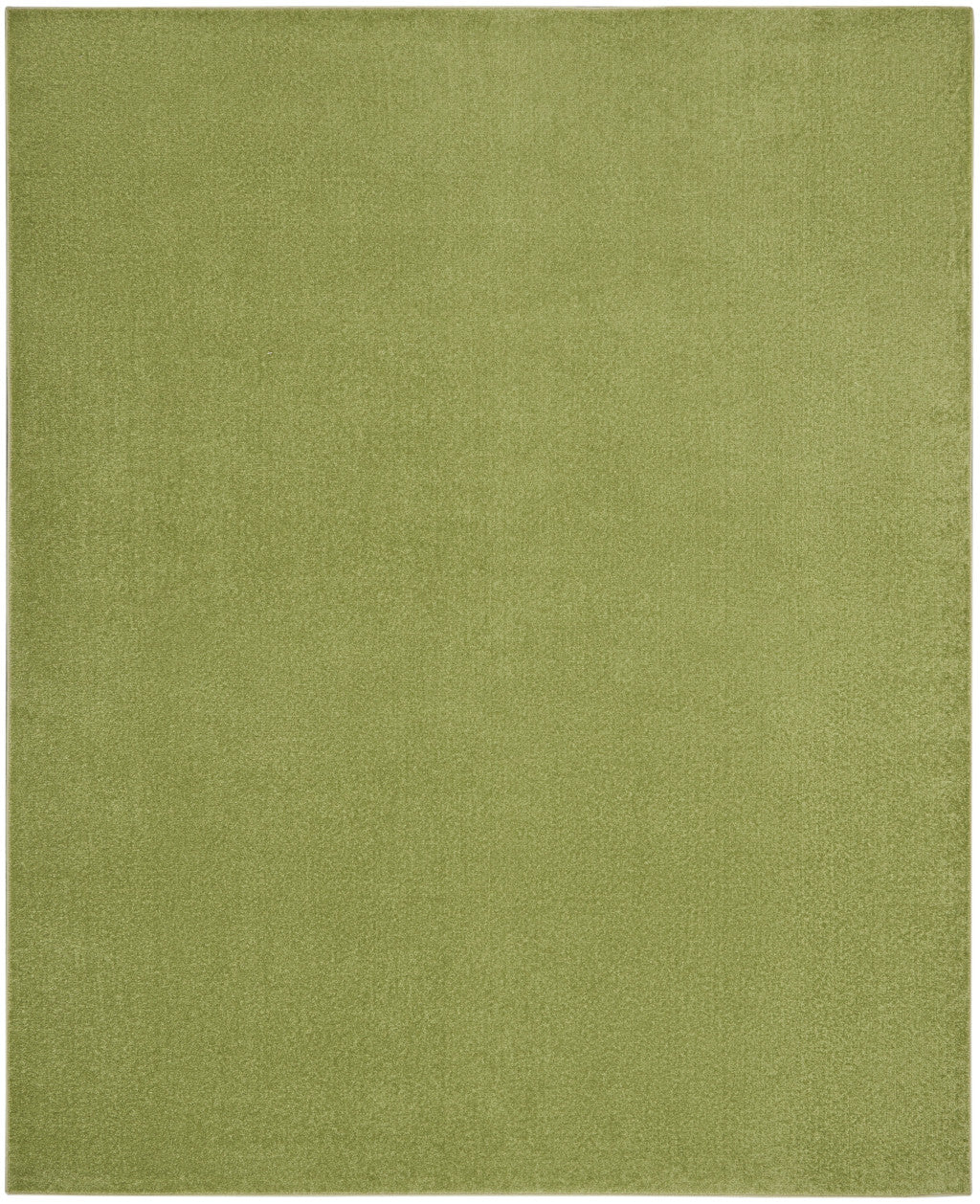 8' X 10' Green Non Skid Indoor Outdoor Area Rug