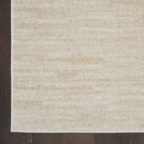 6' X 9' Ivory And Beige Non Skid Indoor Outdoor Area Rug