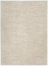 6' X 9' Ivory And Beige Non Skid Indoor Outdoor Area Rug